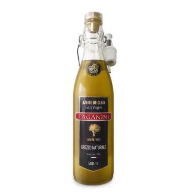 Imagem de Azeite De Oliva Extra Virgem Grezzo Naturale Italiano Paganini Vidro 5