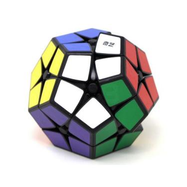 Imagem de Cubo Mágico Profissional Megaminx 2x2 Kilominx QiYi Preto Original