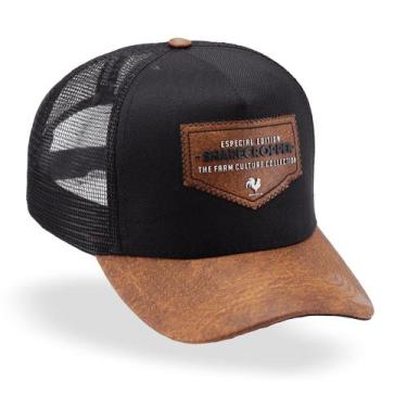 Imagem de Boné Masculino Feminino Trucker Telinha Country Original Sharecropper 
