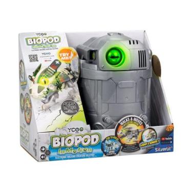 Imagem de Boneco dinossauro Articulado Biopod In Motion cinza Fun
