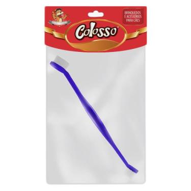 Imagem de Escova Dental para Cães Colosso Dupla Cores Sortidas