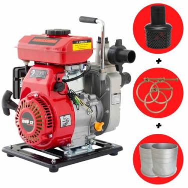 Imagem de Motobomba Kawashima KWP12 À Gasolina 4T 97,7cc 2,4cv Para Irrigação e 