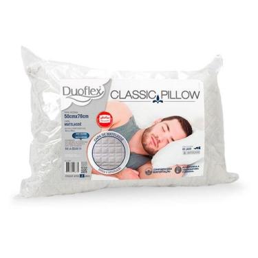 Imagem de Traveseiro Duoflex Classic Pillow Antiacaro