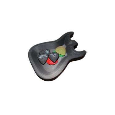 Imagem de Suporte Para Palheta De Guitarra/violão - Universo 3D Empório, Preto