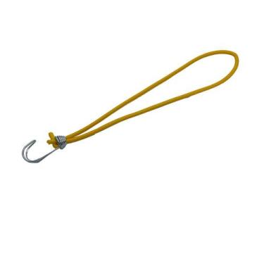 Imagem de Extensor ou Corda Elastica Gancho Duplo 70cm Amarela - 30UN - Alffa