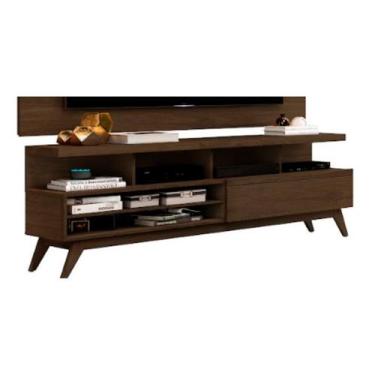 Imagem de Rack vivare 1.6 wood 1g cedro - Village Móveis