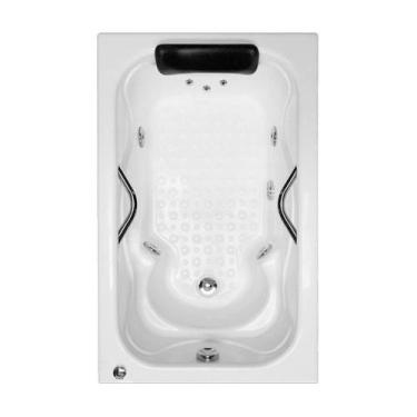 Imagem de Banheira individual Turim COMPLETA com hidro - Só Banheiras, 1,08X0,70