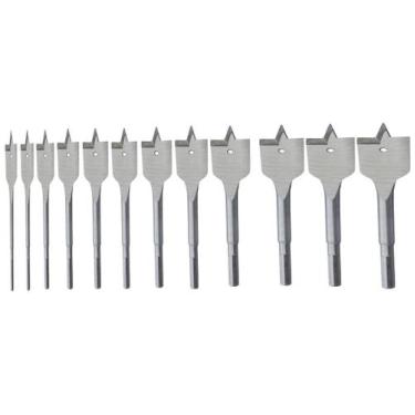 Imagem de Kit Com 12 Brocas Chatas Para Madeira - Fertak