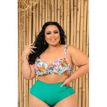 Imagem de Biquini Tamanho Grande- Plus Size- Com Bojo e Alta Sustentação - Ousad