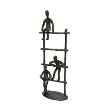 Imagem de Escultura Enfeite Crianças no Parque Impecavel Luxo - LUXdécor