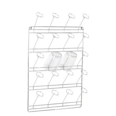 Imagem de Suporte Escorredor Para Copos De Parede 20 Espaços