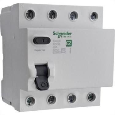 Imagem de Dispositivo Dr ''Fuga'' Schneider Easy9 4 Polos 40A. - Ez9R33440