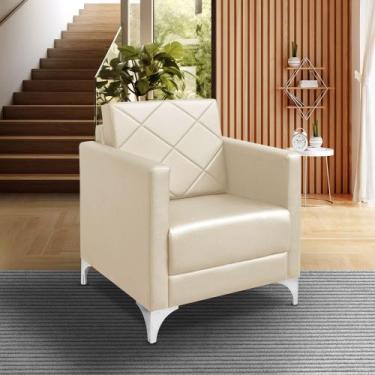 Imagem de Poltrona Helena Decorativa Clinica e recep tecido suede - SELMINHADECO