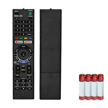 Imagem de Controle Remoto Compativel TV Sony Netflix/Youtube RMTTX300B - Lelong
