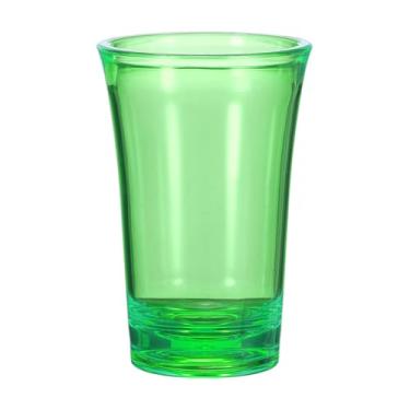 Imagem de HARFINGTON Copos de shot de poliestireno de 34 g, copos de shot ombré, multicoloridos, a granel, para coquetéis, copos redondos, bebidas alcoólicas, verde