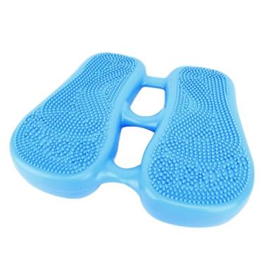 Imagem de Stepper de Exercício de Design Inflável, Equipamento de Fitness Doméstico, Stepper de Ar de Fitness Multifuncional para Mulheres Com Placa de Equilíbrio de Massagem Nos Pés, (BLUE)