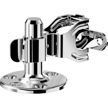 Imagem de Fixador Porta P/Piso(0068-01)Ni Soprano - Kit C/12 Unidades