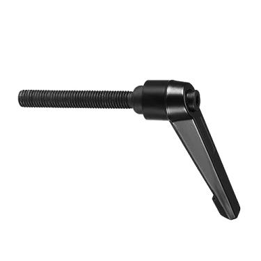 Imagem de CoCud Puxadores de alavanca de fixação, rosca macho M10 x 60 mm, botões de parafuso giratório de liberação rápida ajustáveis pretos - (Aplicações: para máquinas de torno), 1 peça