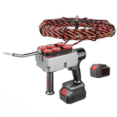 Imagem de Ferramenta de rosqueamento sem fio, máquina de enfiar fios de 15 m 40 m/min, máquina de rosqueamento elétrica de lítio, eletricista, enfiador de cabo especial, extrator de linha automático,15m