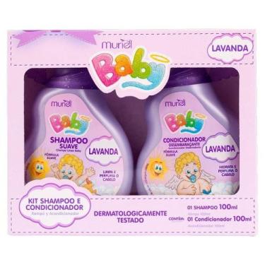 Imagem de Shampoo + Condicionador Muriel Baby Lavanda 100ml