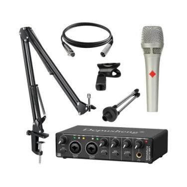 Imagem de Placa de Som Profissional Depusheng MD22 - Interface de Áudio para Est