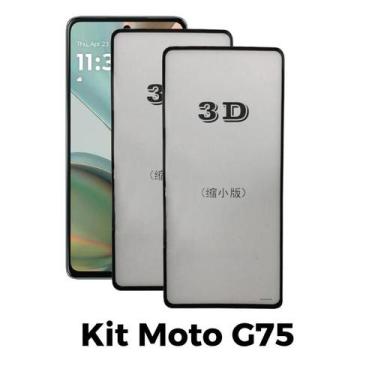 Imagem de 2UN Película 3D De Vidro Temperado Para Motorola Moto G75 5G - LXL