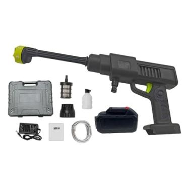 Imagem de Bothyi Lavadora de pressão sem fio Power Power Washer Ferramenta de lavagem de carros Limpador de alta pressão para limpeza de jardim Pátio de pátio em casa