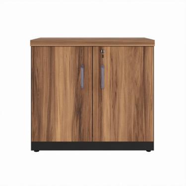 Imagem de Armário Office Baixo Web Office - Nogal/Preto