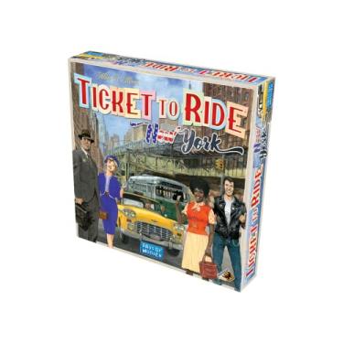 Imagem de Galápagos, Ticket to Ride: New York, Jogo de Tabuleiro para Família, 2 a 4 jogadores, 15-30 min
