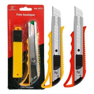 Imagem de Estilete Profissional Doméstico Com Refil - kapbom