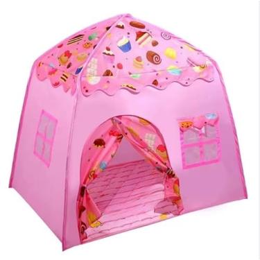 Imagem de Menino azul foguete 1.3M cabana menina princesa grande menor(rosa DOCE)