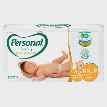 Imagem de Fralda Personal Baby Premium Protection rn até P com 40 Unidades
