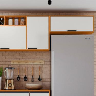 Imagem de Armário Aéreo de Geladeira 01 Porta Ravena Poliman Móveis