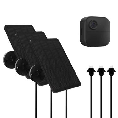 Imagem de Painel solar YCtechCam 4W para câmera Blink Outdoor 4 com cabo