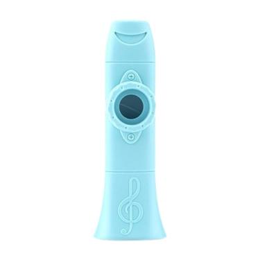 Imagem de Generic Kazoo Mini Kazoo Education Fácil de tocar Favores de Party com Membranas Tom Ajustável para Piano Teclado Violino Amantes de Música, Azul