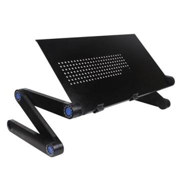 Imagem de Suporte Articulado Para Notebook Com Mousepad - Preto(1unidade)