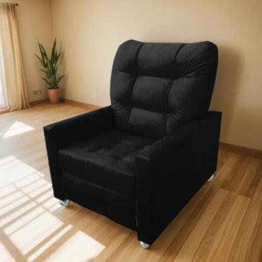 Imagem de Poltrona Reclinável Sabrina Conforto e Estilo para Todos os Ambientes 