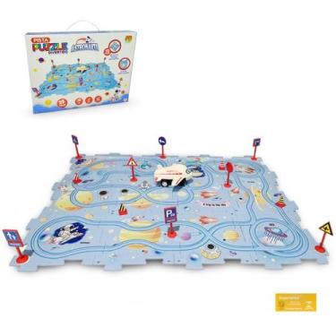 Imagem de Pista Puzzle Divertido Astronauta 25 Pecas a Pilha DM Toys Brinquedo I