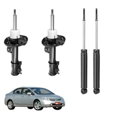 Imagem de Embrasil, Par Amortecedor Dianteiro e Traseiro New Civic 2007 a 2011