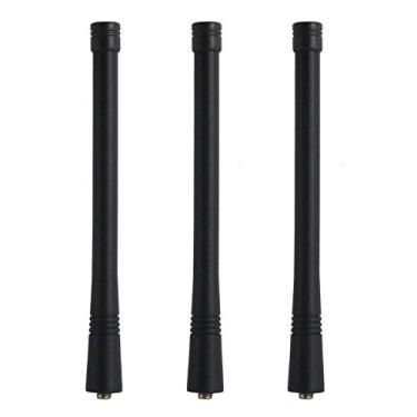 Imagem de Aimtobest Antena NAD6502AR compatível com Motorola HT750 HT1250 CP200 CP200D CP040 CP140 CP150 CP160 CP180 CP185 EP450 PR400 P1225 PRO3150 PTX600 PTX700 0 Rádio VH F 146-174 MHz (pacote com 3)