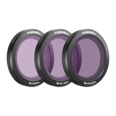 Imagem de Freewell Filtros magnéticos para Neo Bright Day pacote com 3 ND8/PL, ND16/PL, ND32/PL híbrido para Neo – Redução de brilho e controle de luz