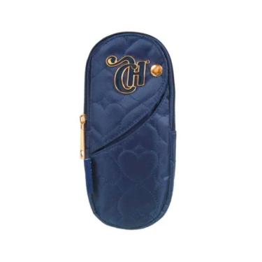 Imagem de Necessaire Estojo Capricho Azul Escuro Material Escolar