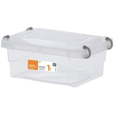 Imagem de Caixa Plástica Multiuso Pratic BOX 1L - 18X13X7 CM - Paramount