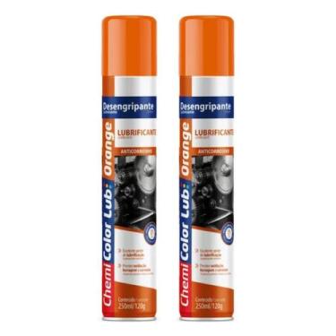 Imagem de Kit 2 Desengripante Chemicolor Orange 250ml/120g