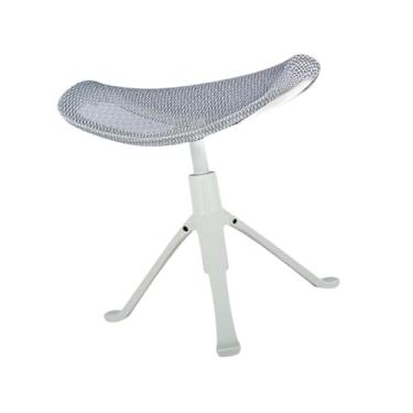Imagem de Fenteer Sob o apoio de pé de mesa, descanso de pé ajustável ajustável 37cm-45cm Pernas Stand, Branco