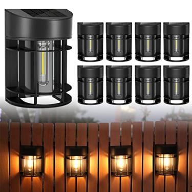 Imagem de Luzes Solares para Cerca DOESLAG, 6 Unidades, Lâmpadas LED Edison, Impermeáveis, para Deck, Jardim, Pátio e Quintal