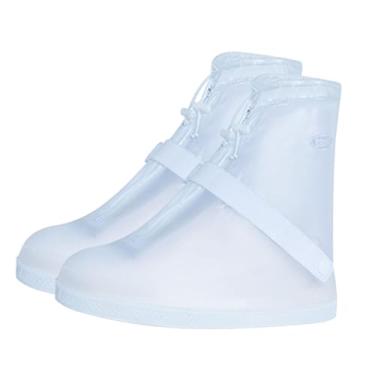 Imagem de kowaku Capas impermeáveis ​​para sapatos, capa de chuva para sapatos, capa de PVC reutilizável para chuva, galochas, protetores de sapatos para homens e
