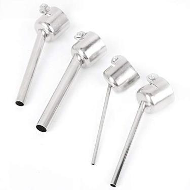 Imagem de Bico Oblíquo Prolongado 850 Armas de Ar Quente Acessórios Estação de Solda para Parafuso de Alumínio de Alumínio Tradicional 852d+ Tamanho Pequeno