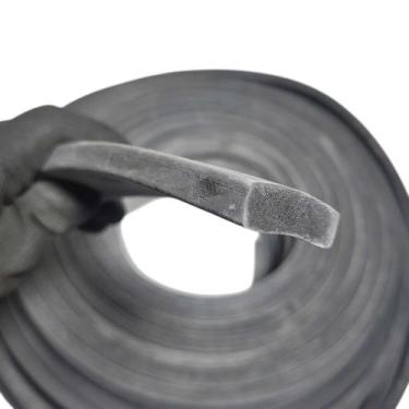 Imagem de Borracha Perfil Esponjoso Vedação 35x10mm Macio - 02 Metros Borrachas 