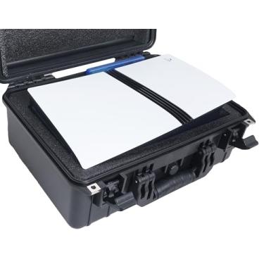 Imagem de Case Club Capa Para Playstation 5 Pro Com Fone De Ouvido. Pré-Cortada, Resistente, À Prova D'Água E Pronta Envio.